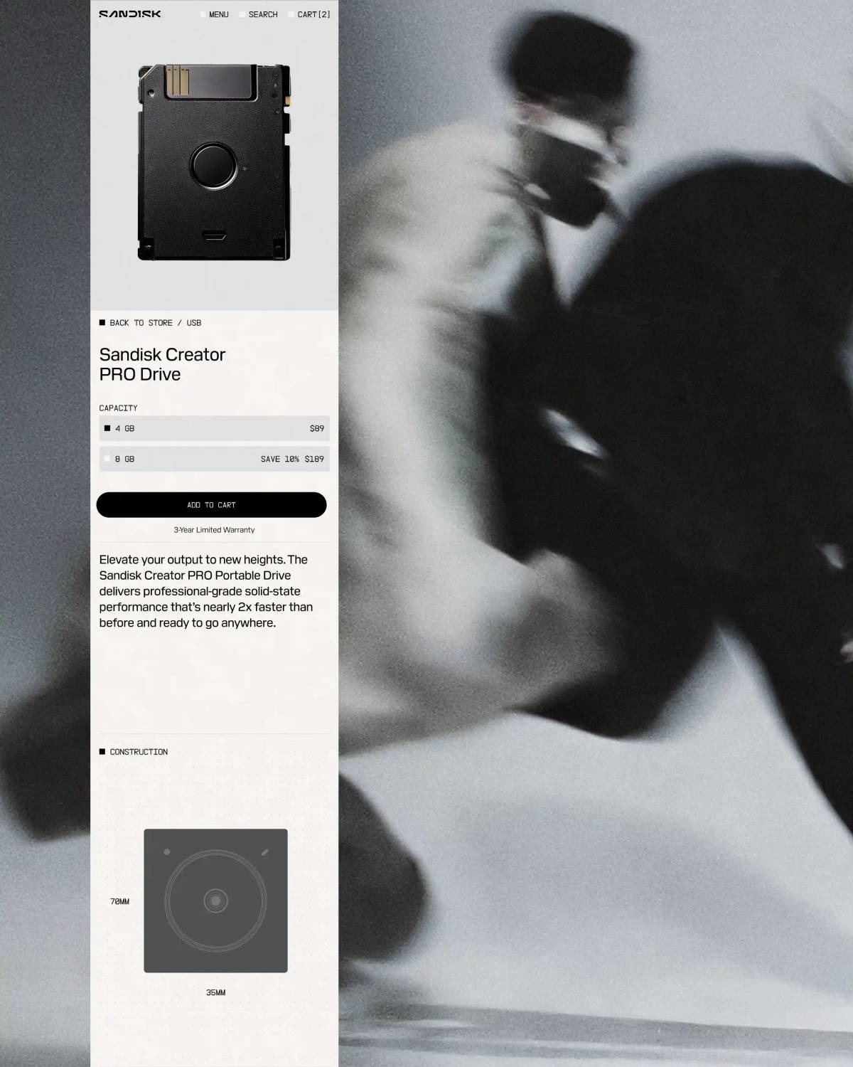 Sandisk: Website