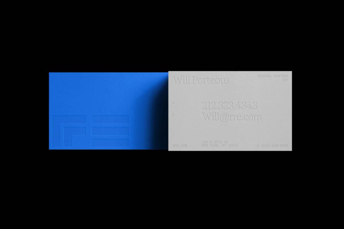 RRE Ventures: Business card