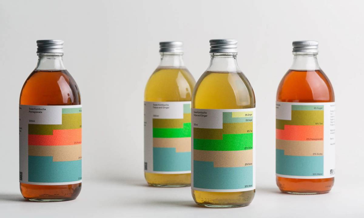 Swee Kombucha: Packaging