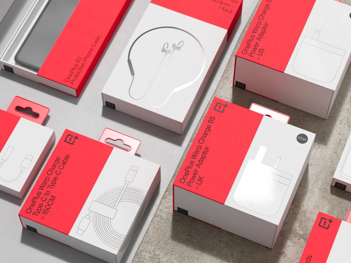 OnePlus: Packaging close-up