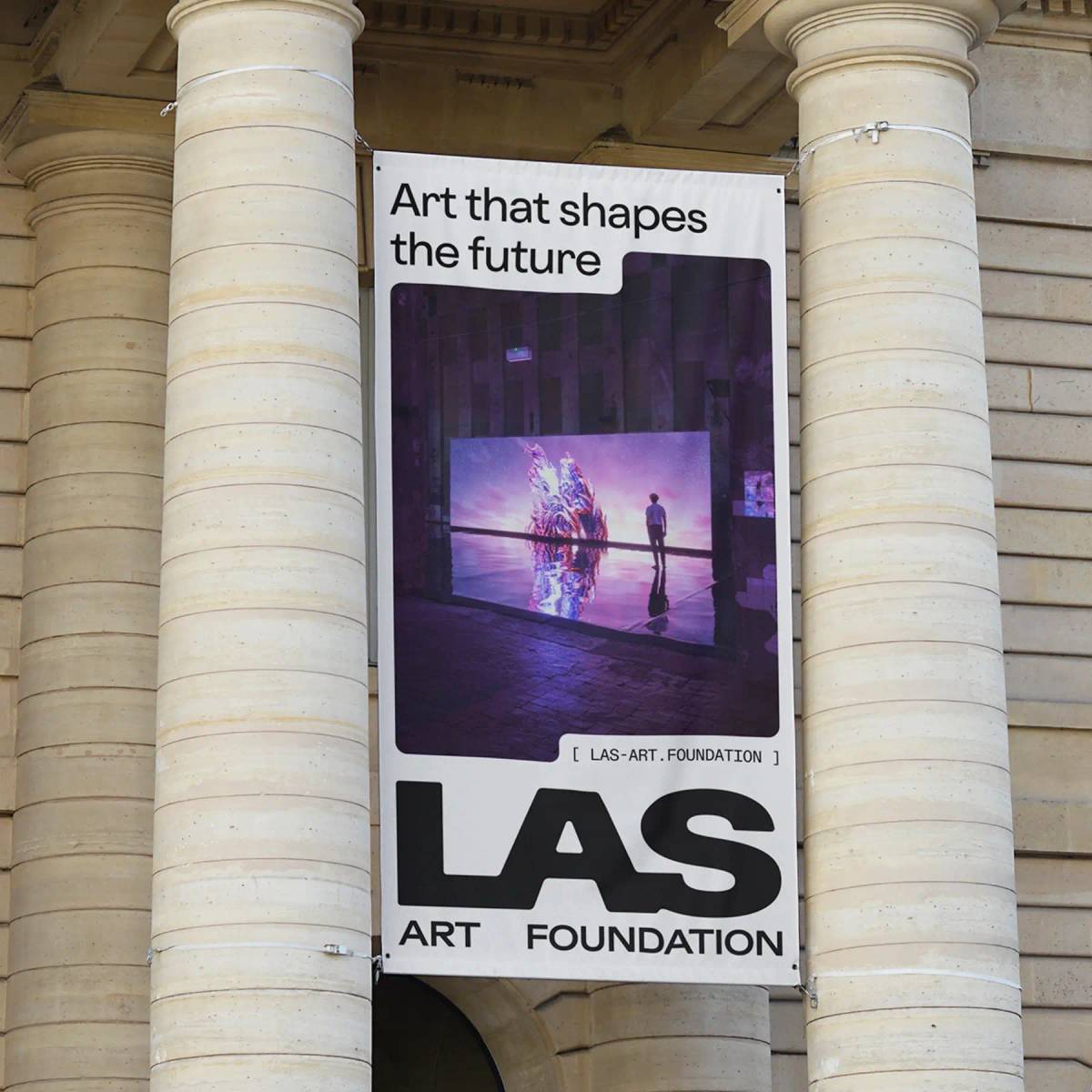 LAS Art Foundation: Outdoor banner