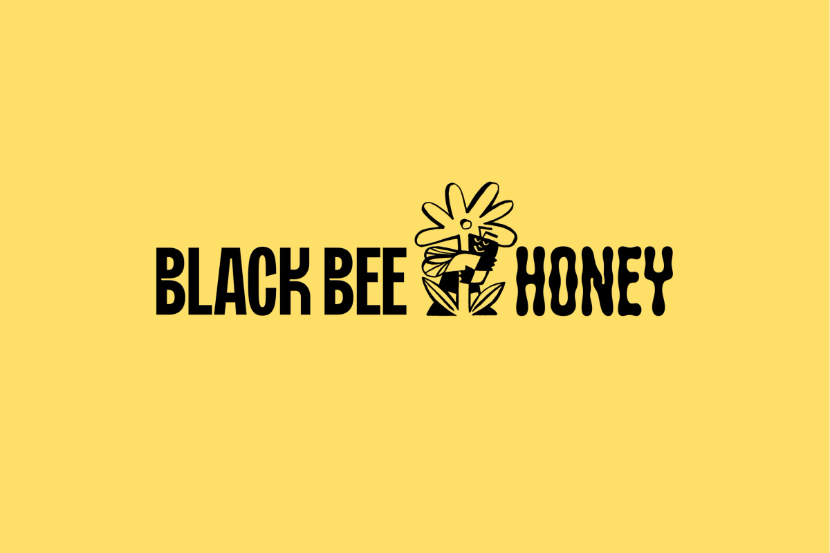 Black Bee Honey: Logo