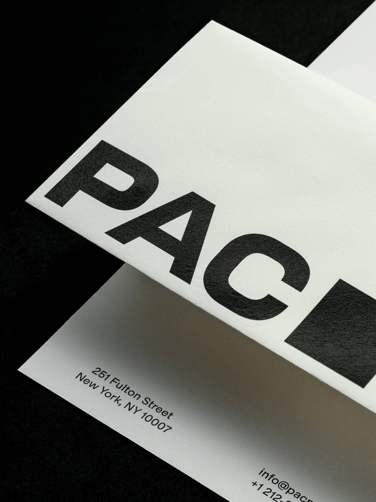 PAC NYC: Stationery close-up