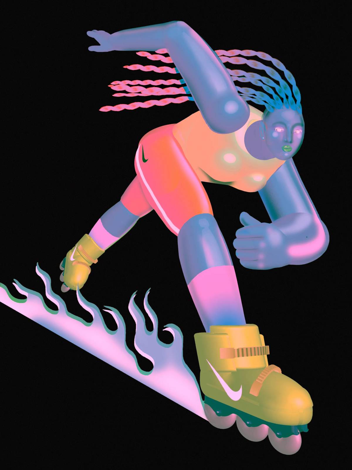 Nike Be True: Illustration