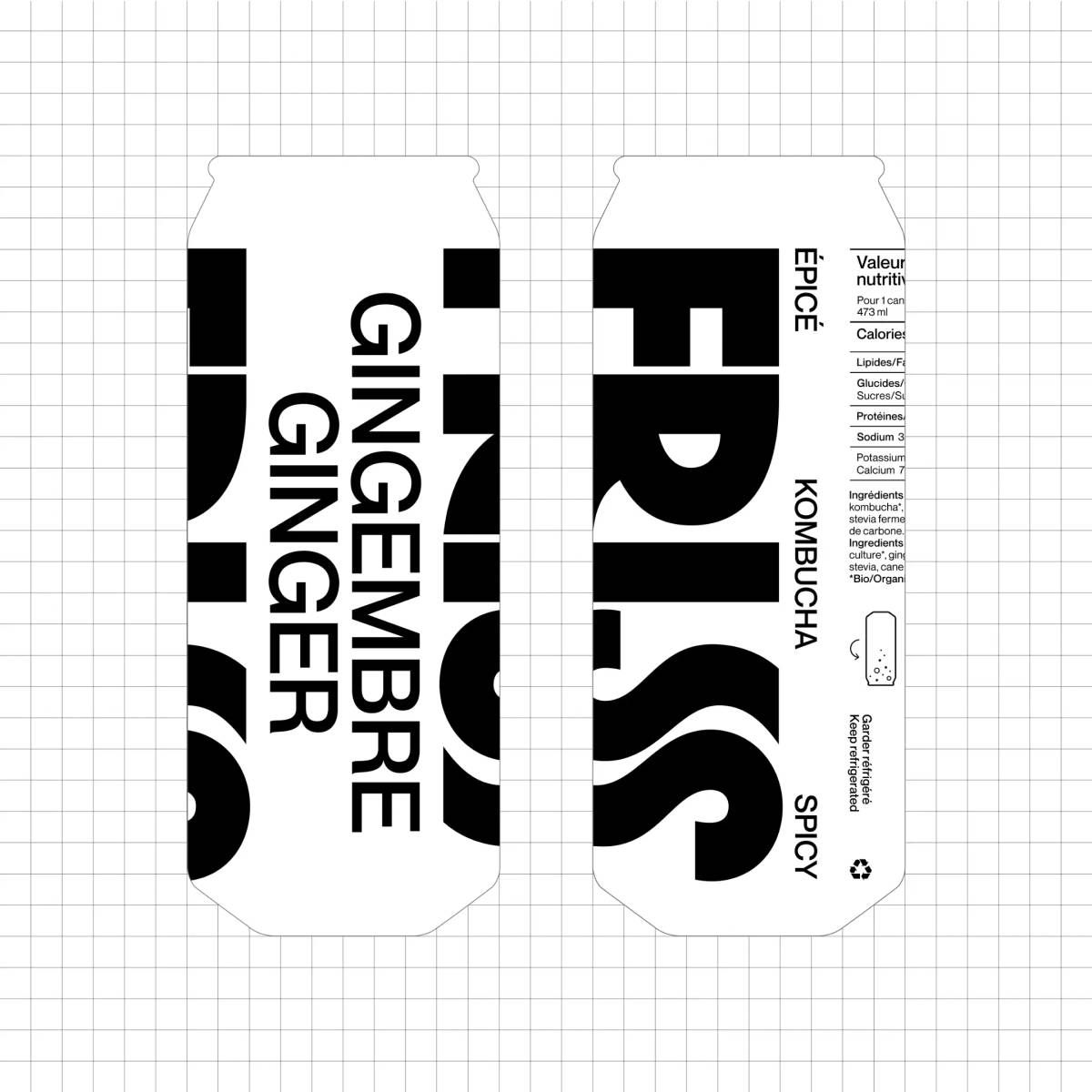 Friss Kombucha: Graphics