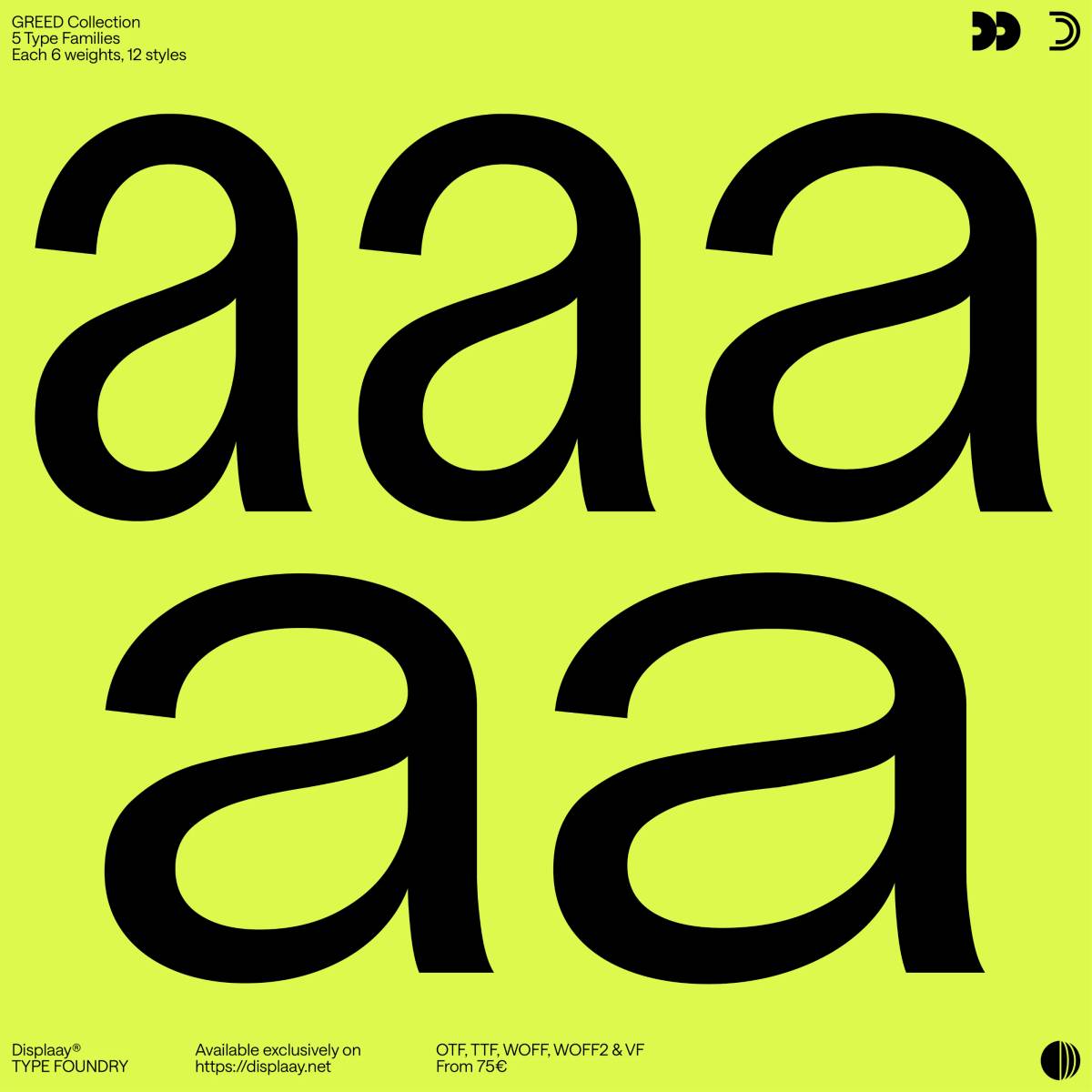 Displaay: Type design