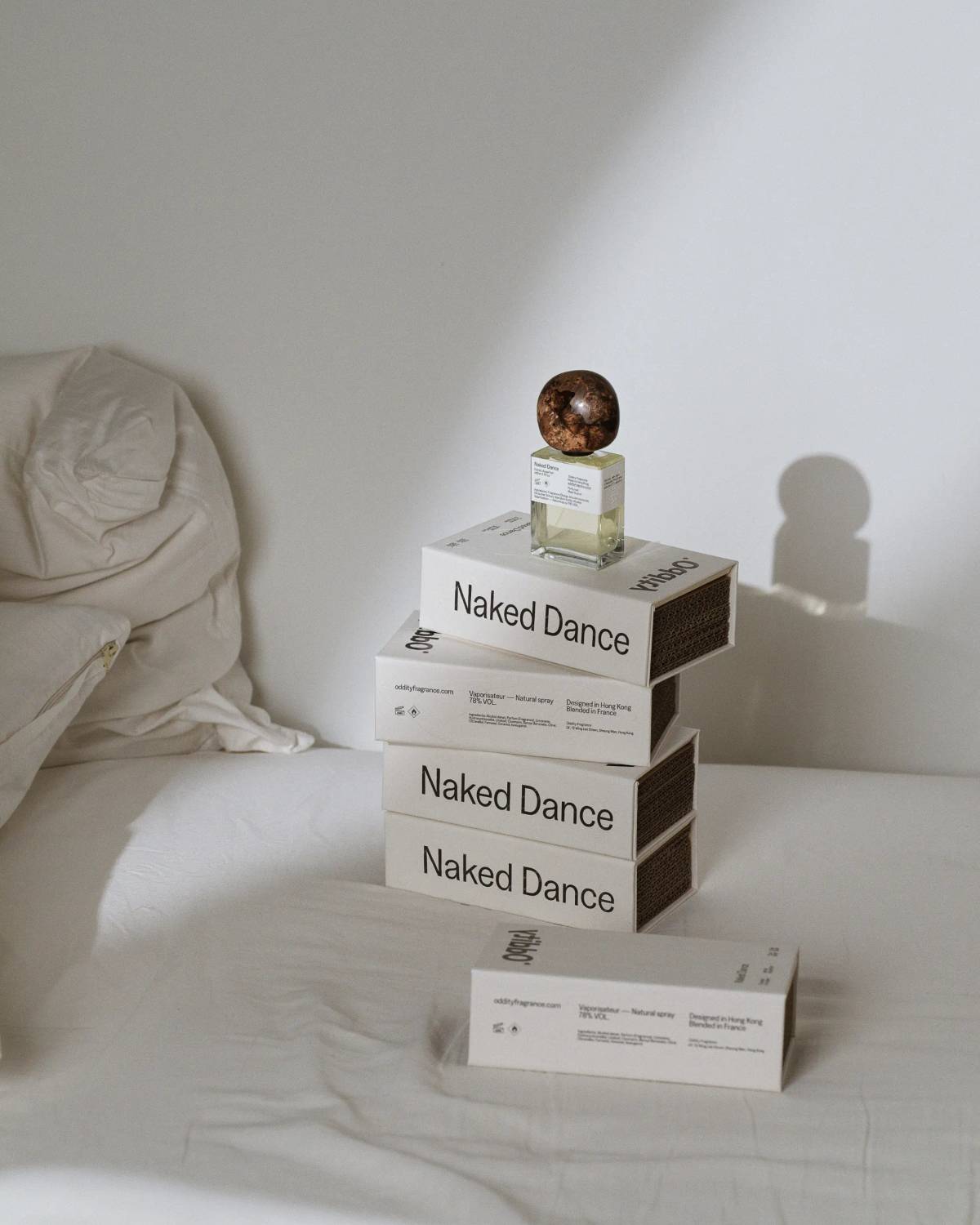 .Oddity Fragrance: Naked Dance bottle and packaging