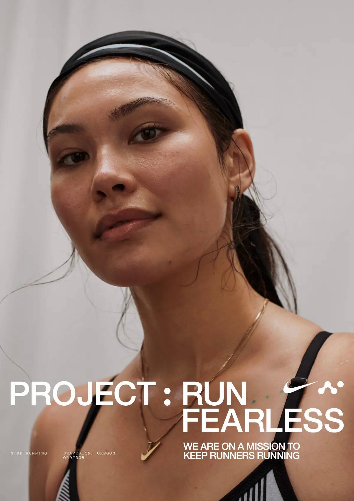 Project: Run Fearless: Campaign poster