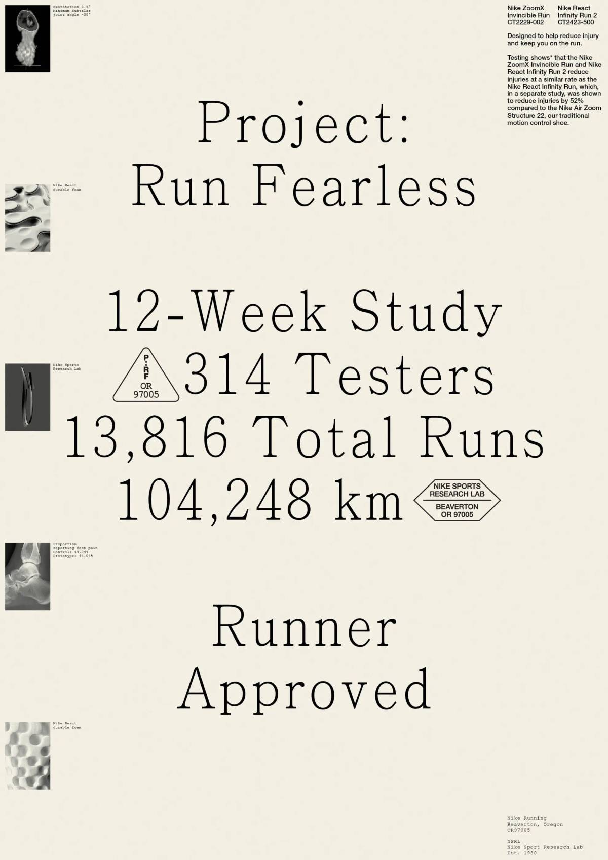Project: Run Fearless: Campaign poster