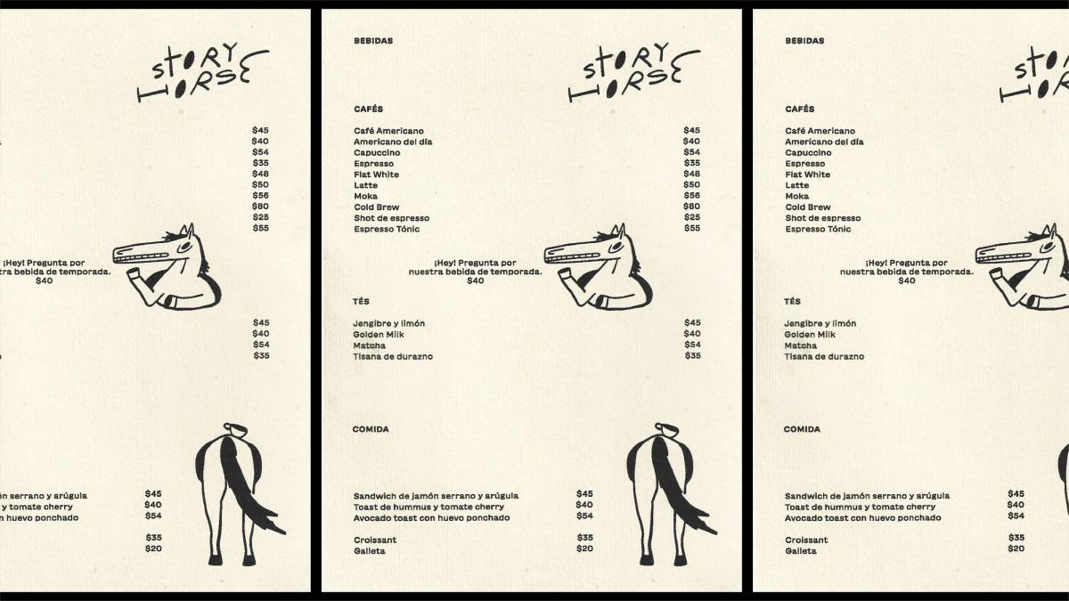 Story Horse: Menu