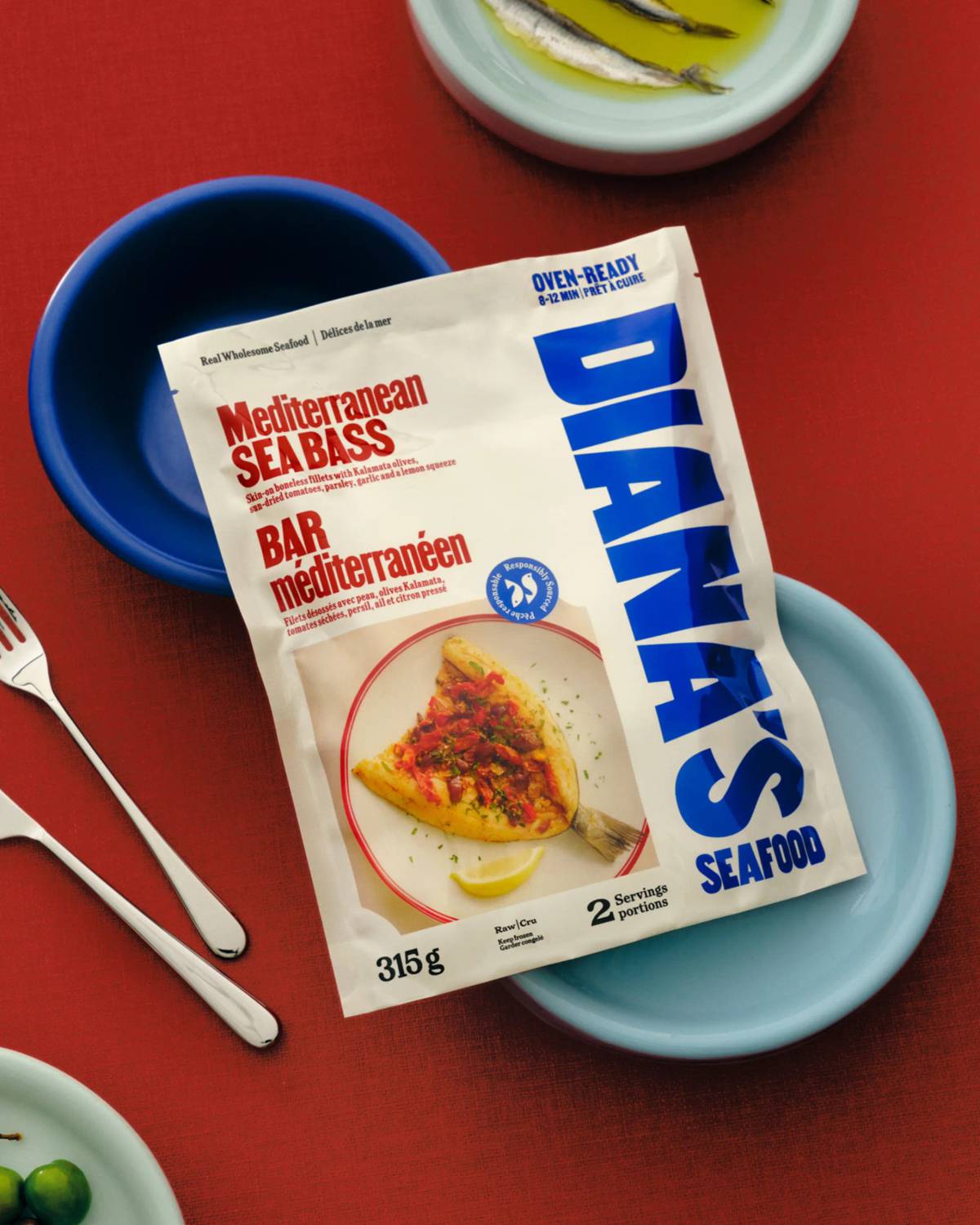 Diana's Seafood: Packaging