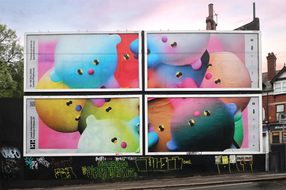Leeds International Festival of Ideas 25: Outdoor ads