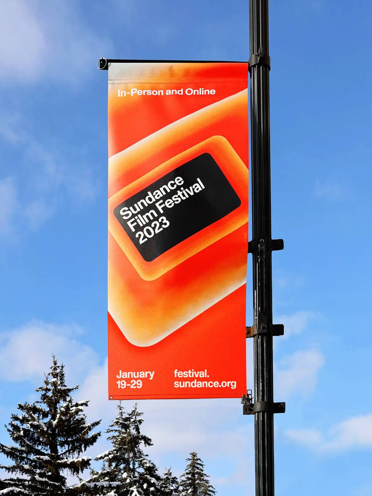 Sundance Film Festival: Street banner