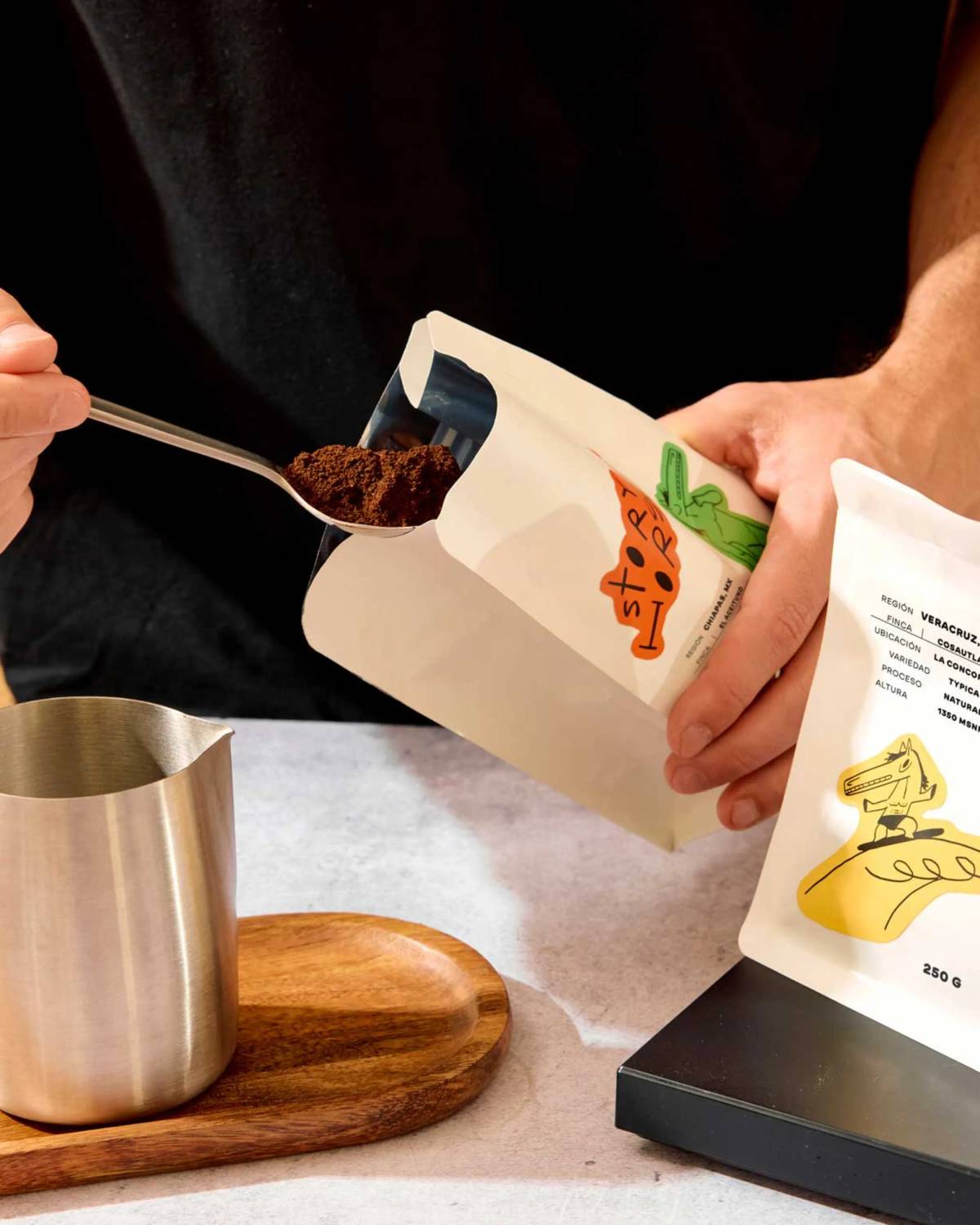 Story Horse: Coffee beans packaging