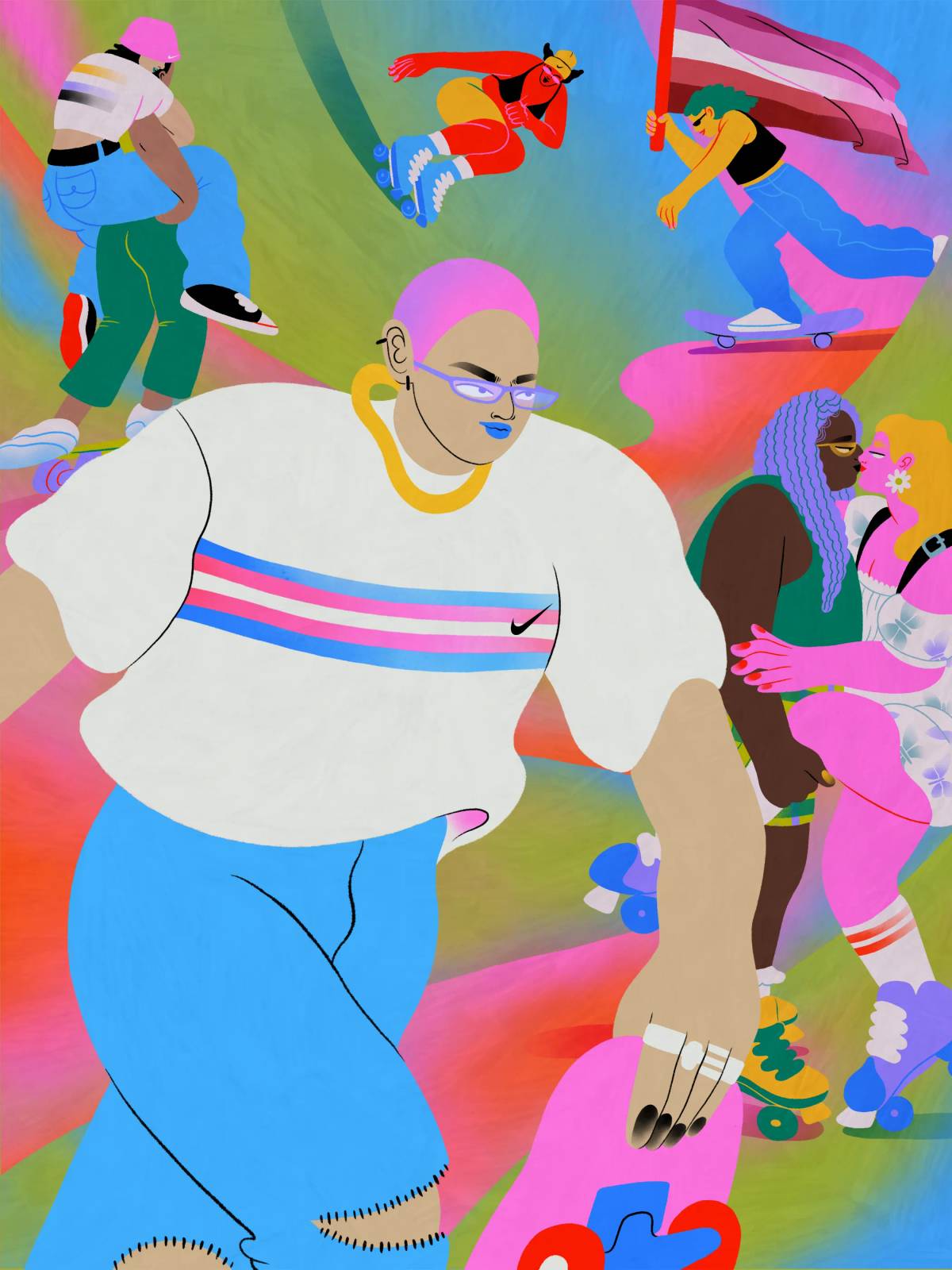 Nike Be True: Illustration