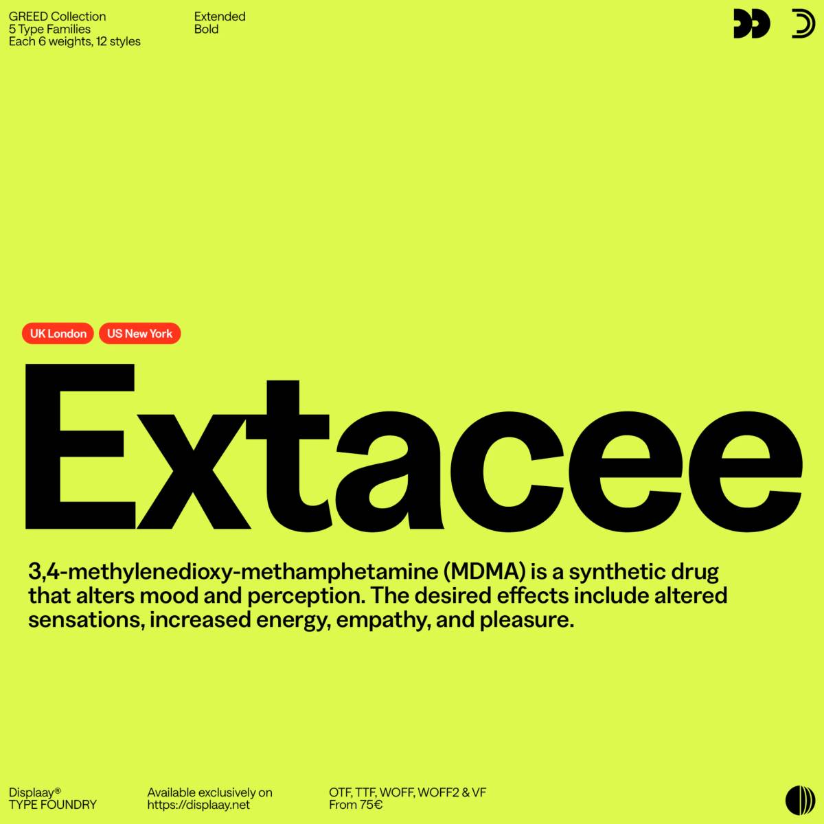 Displaay: Type design