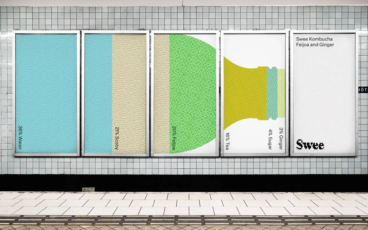Swee Kombucha: Outdoor ads