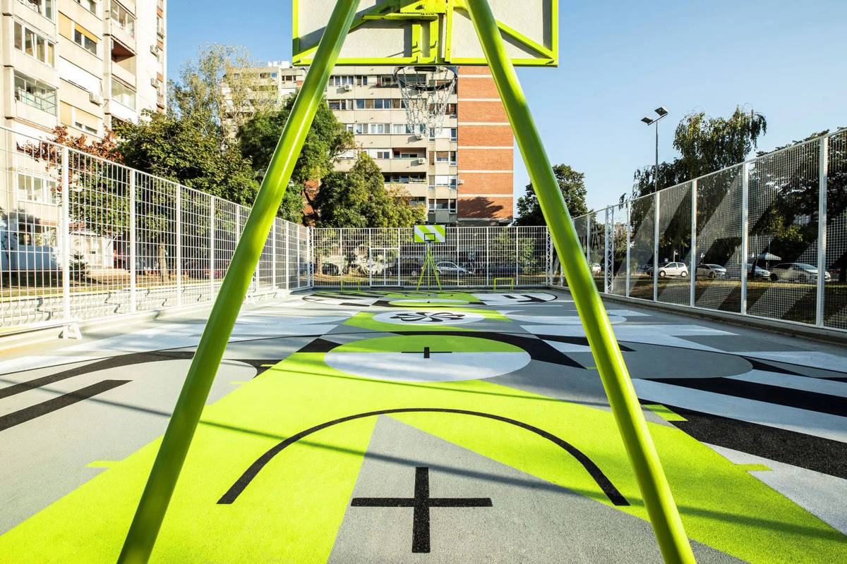 Nike Move to Zero Block 70: Basketball court