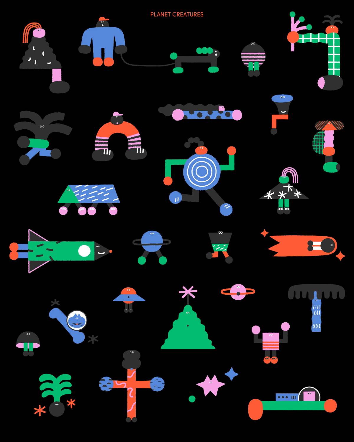 Petit Planet: Character design