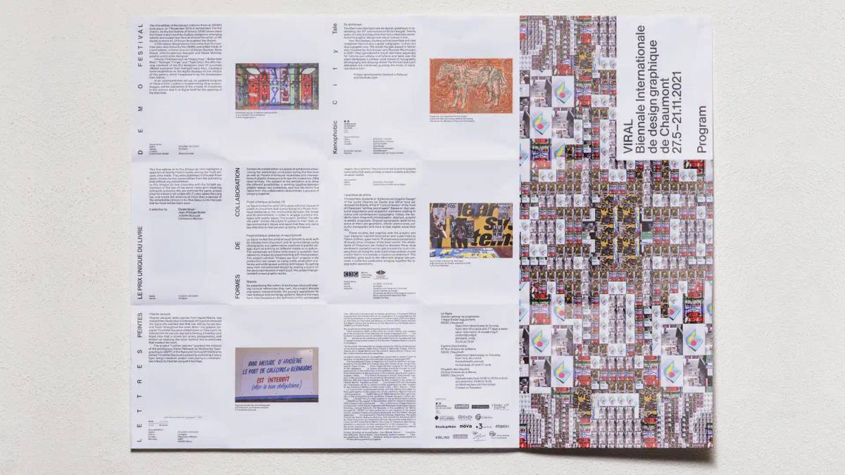 Chaumont Biennale: Programme sheet