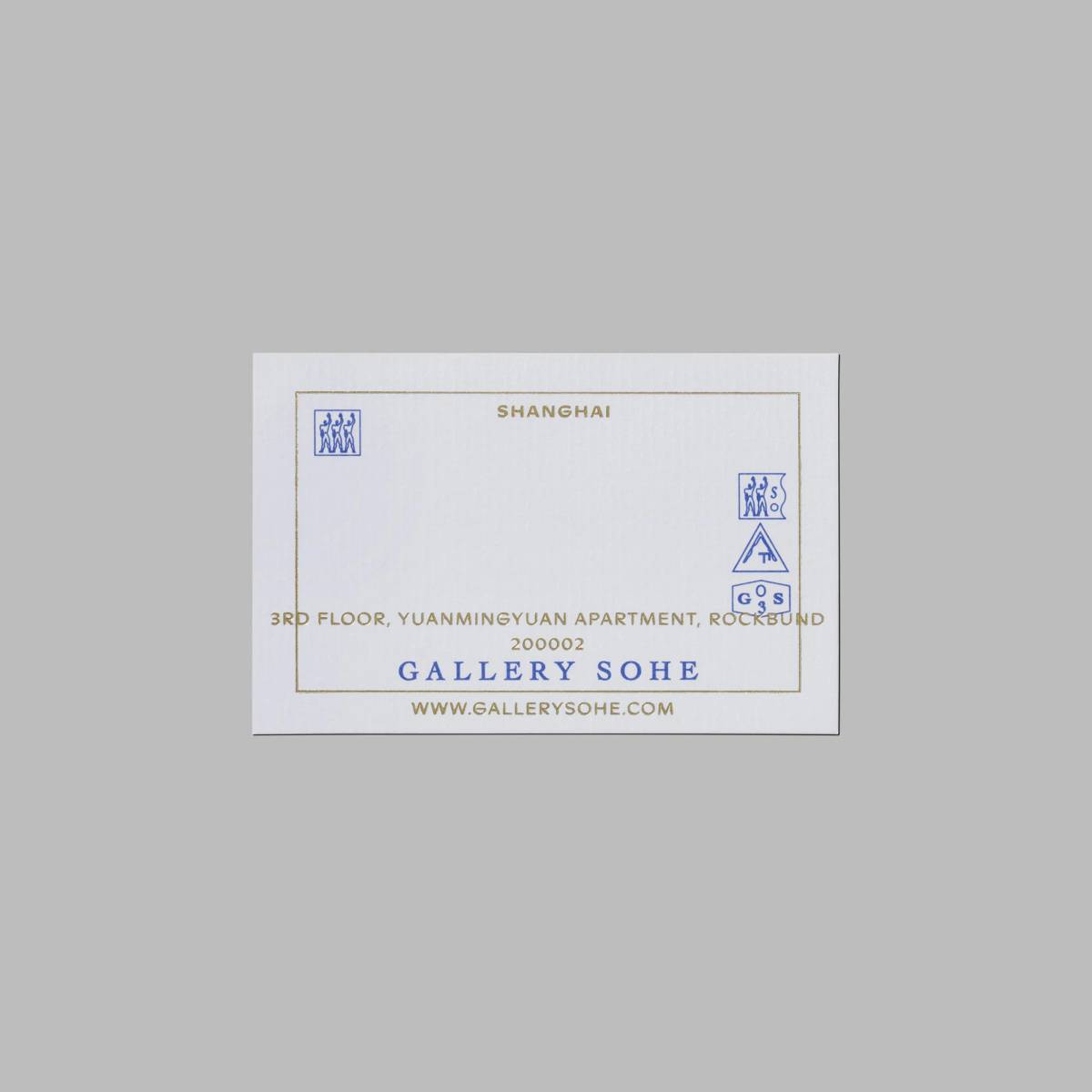 Gallery Sohe: Business card