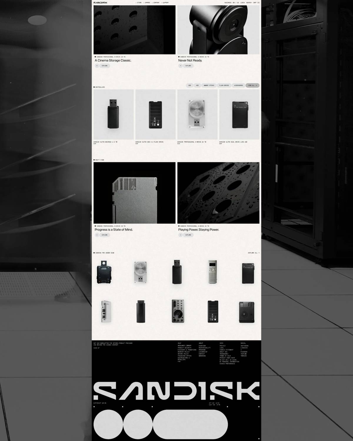 Sandisk: Website