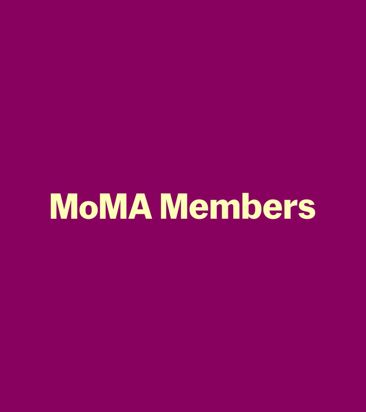 MoMA Members: Logo