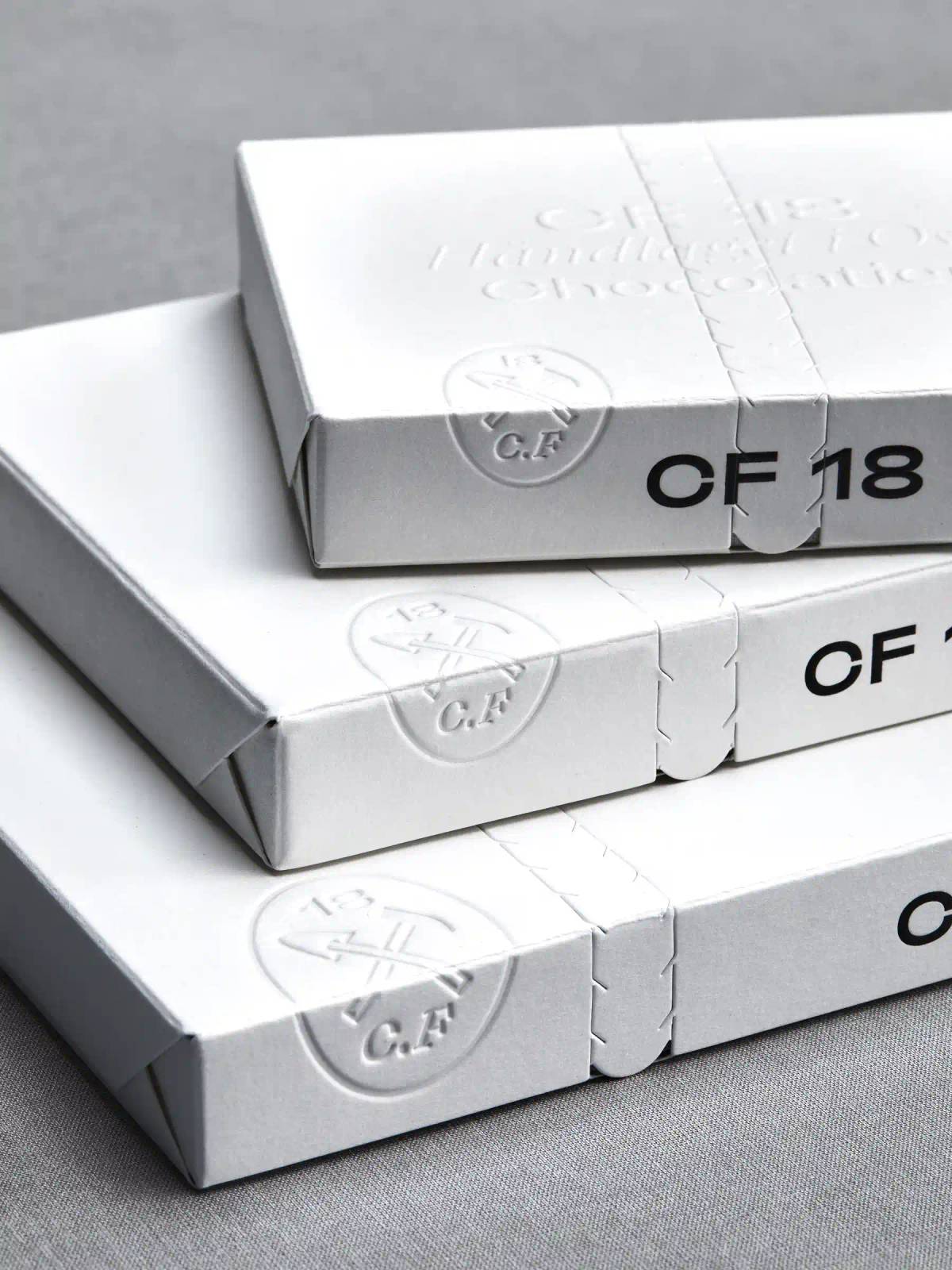 CF18 Chocolatier: Packaging close-up
