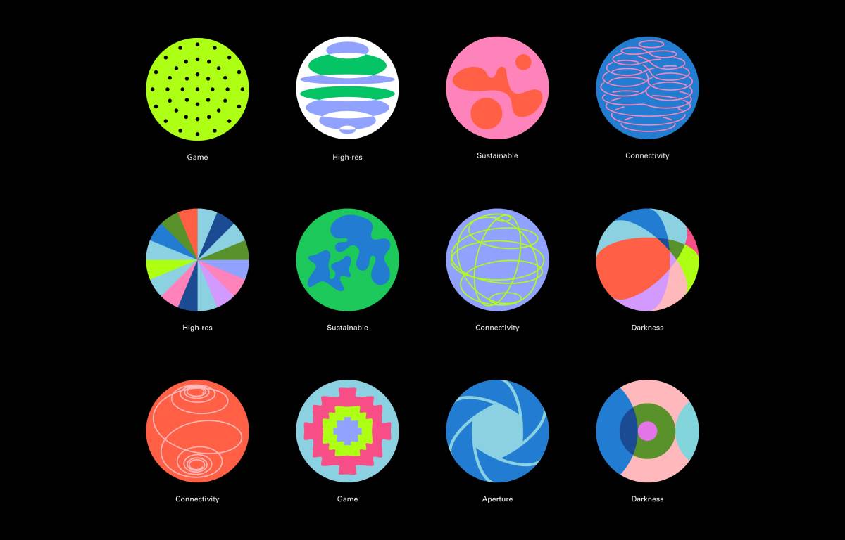 Samsung Galaxy S23 "Explore the New": Circular graphics