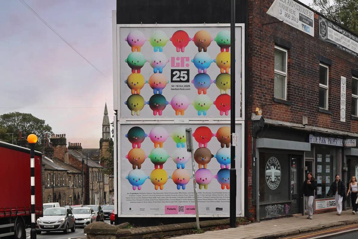 Leeds International Festival of Ideas 25: Outdoor ads