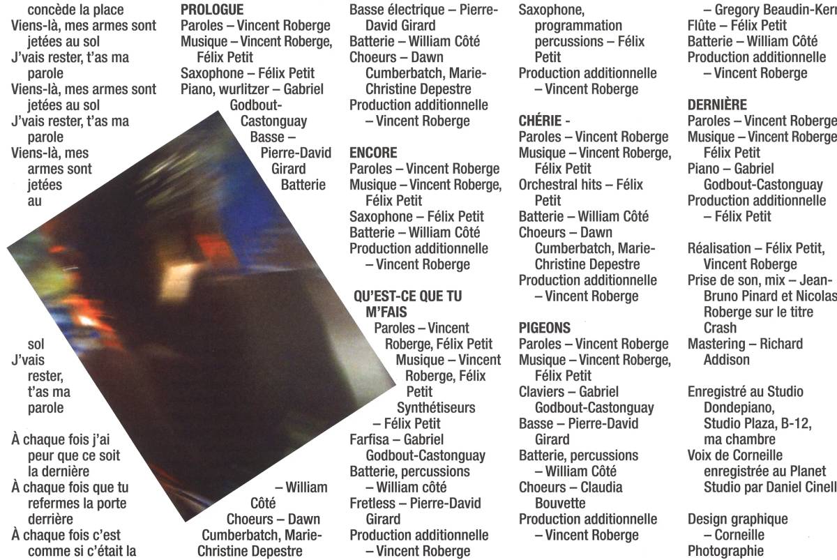 Crash by Les Louanges: LP Lyrics