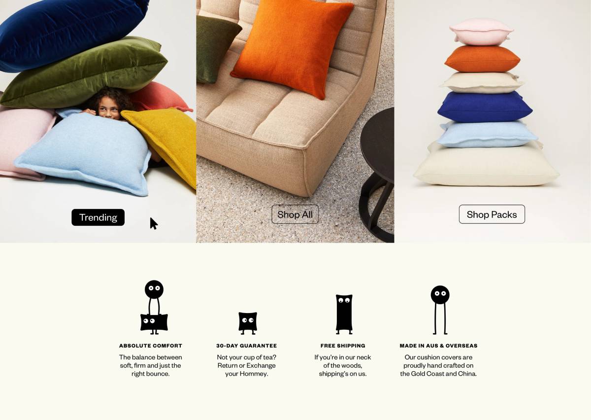 Hommey: Website