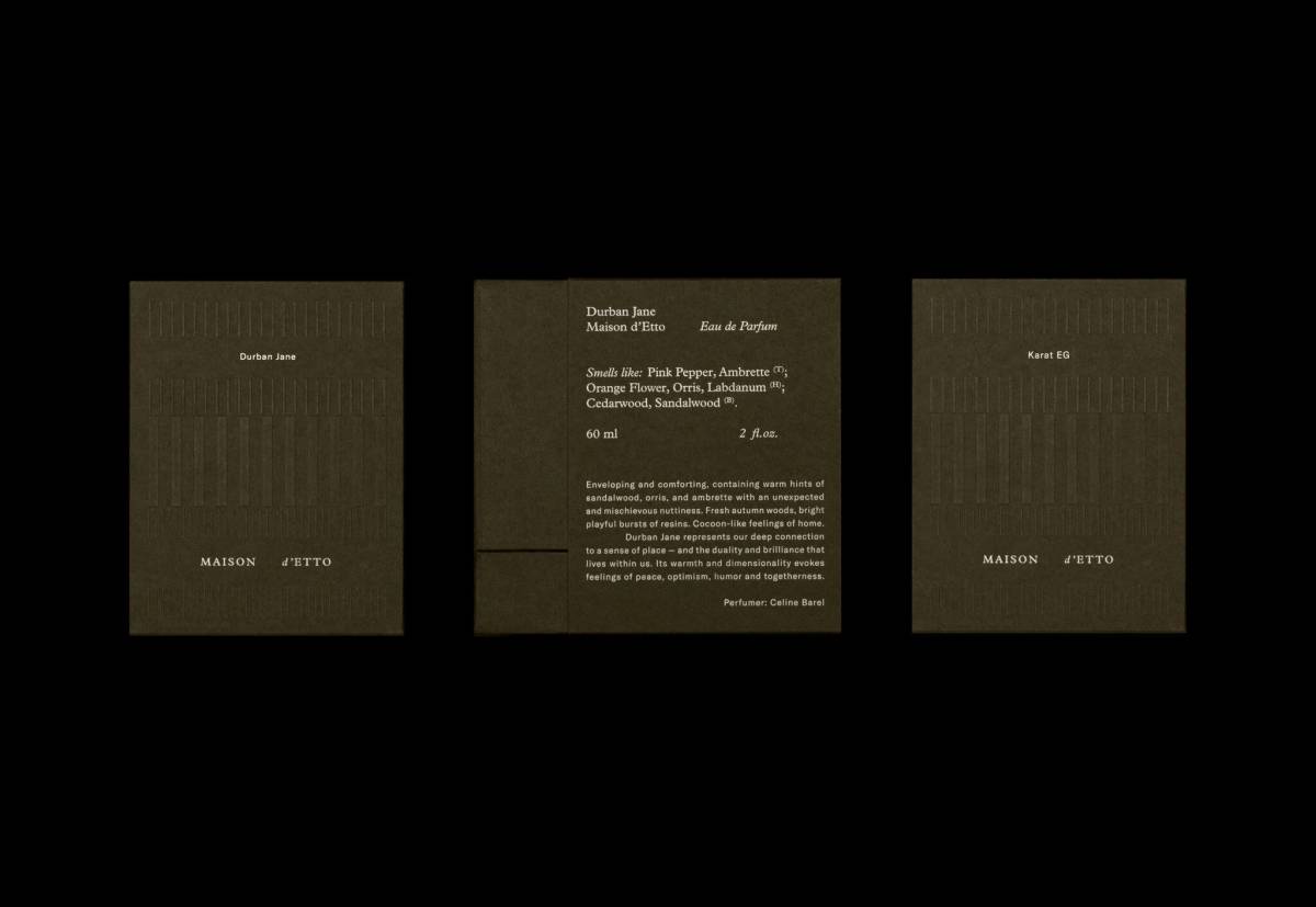 Maison d’Etto: Packaging