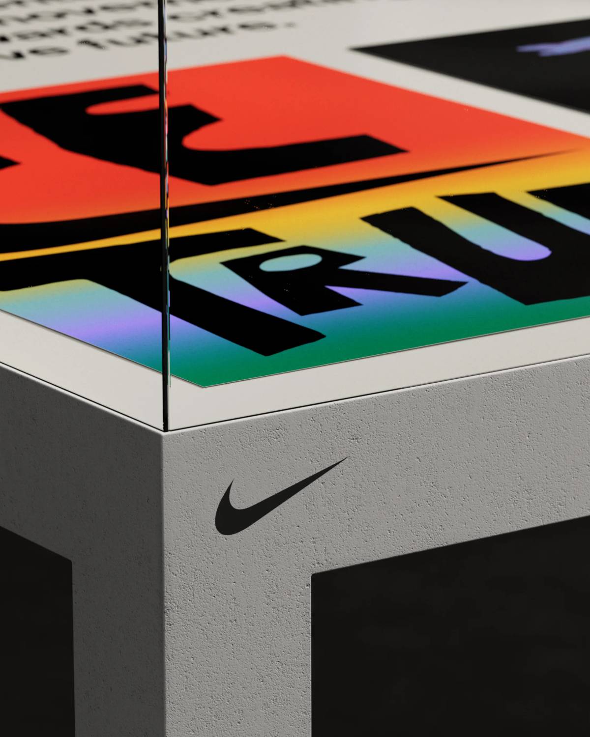 Nike Be True: Table close-up