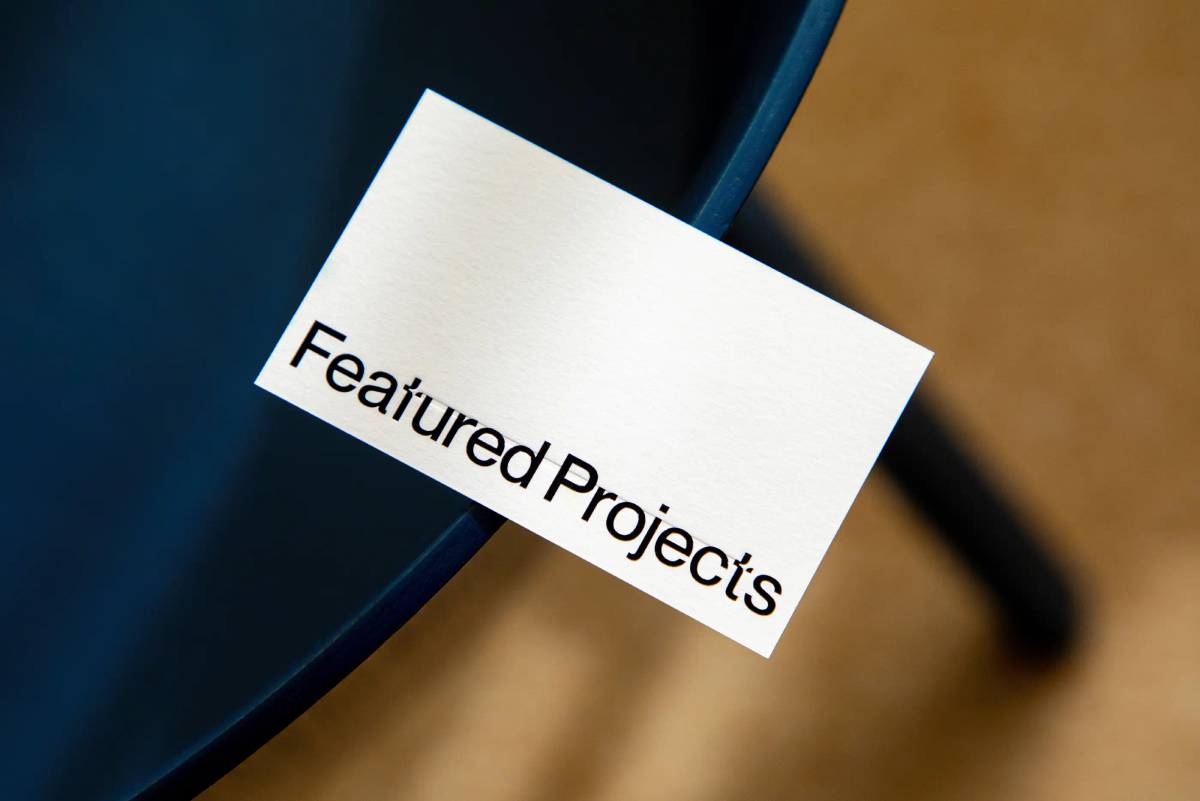Featured Projects: Business card