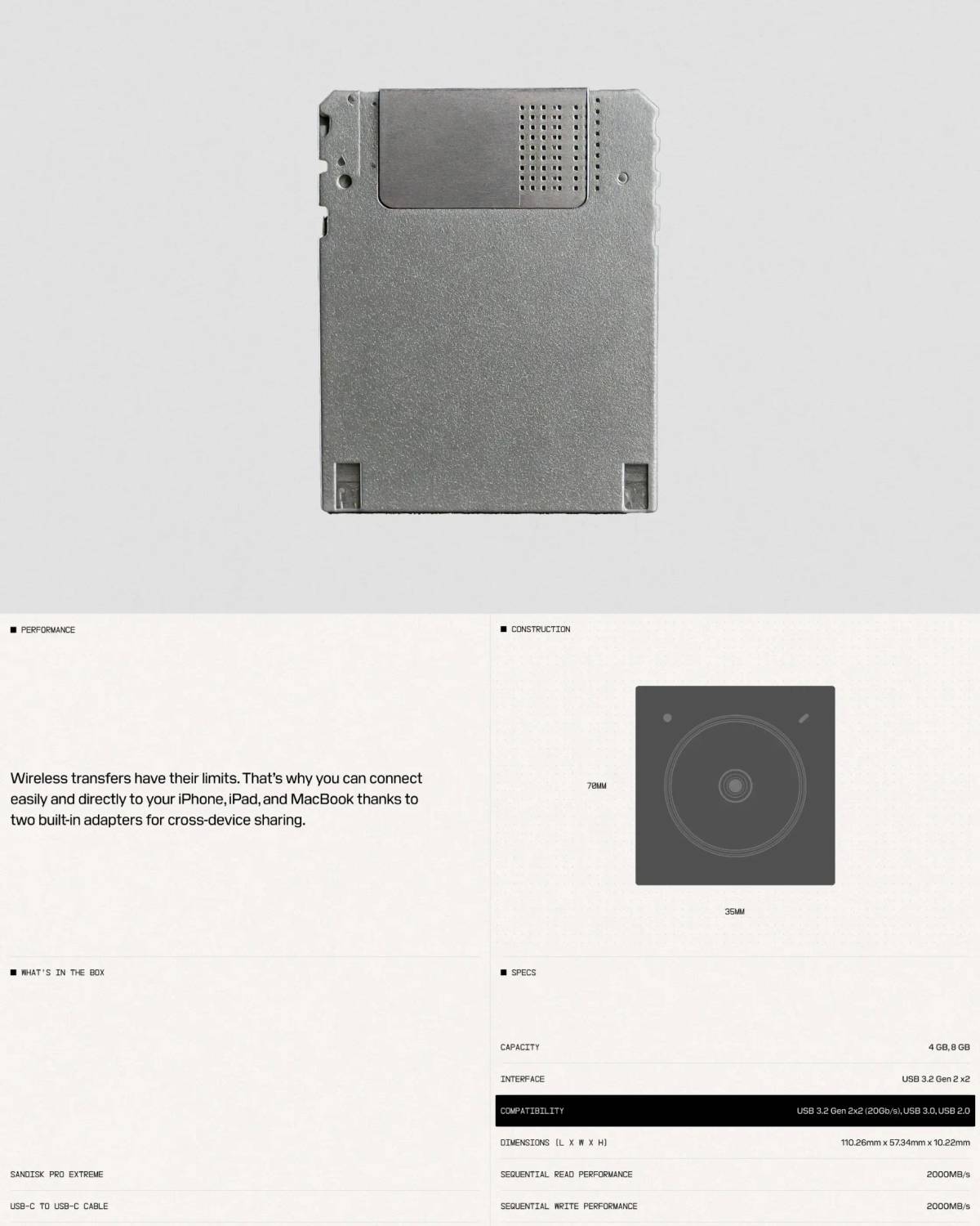 Sandisk: Website