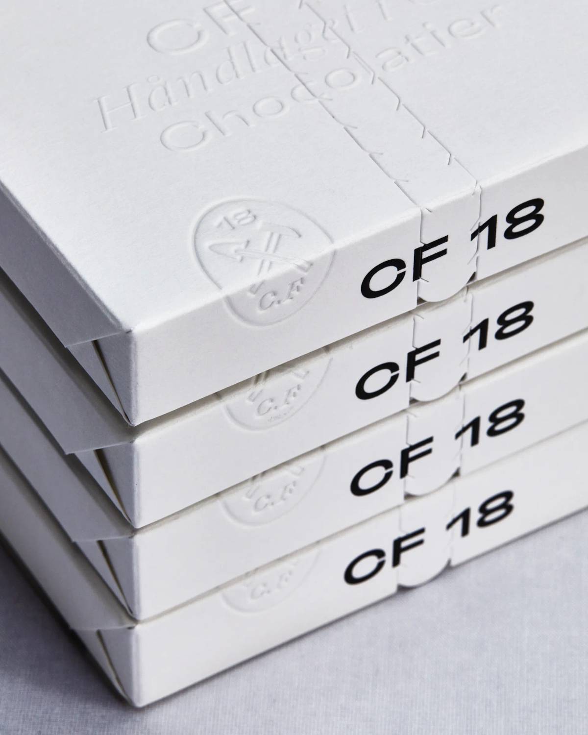 CF18 Chocolatier: Packaging close-up