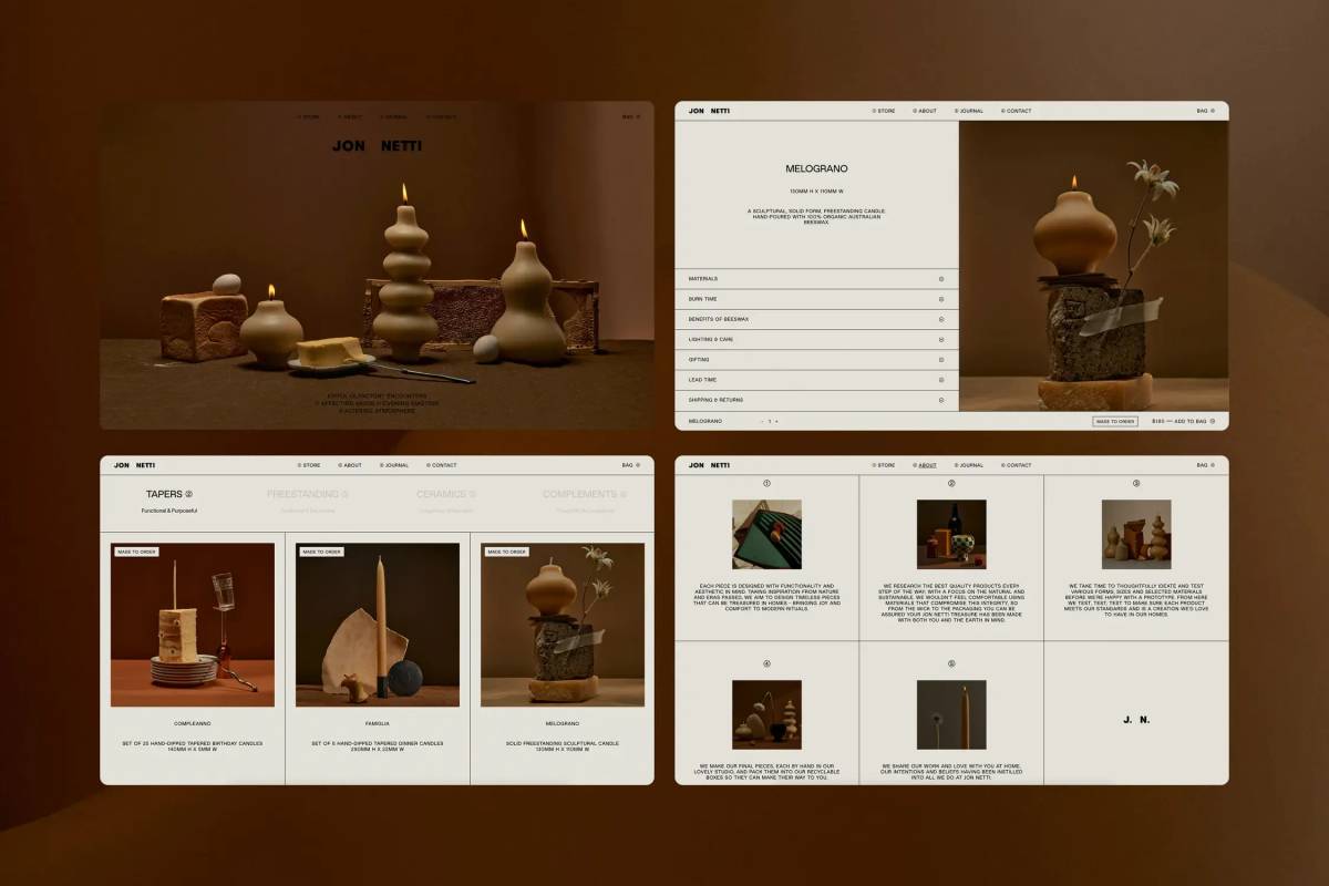 Jon Netti: Website