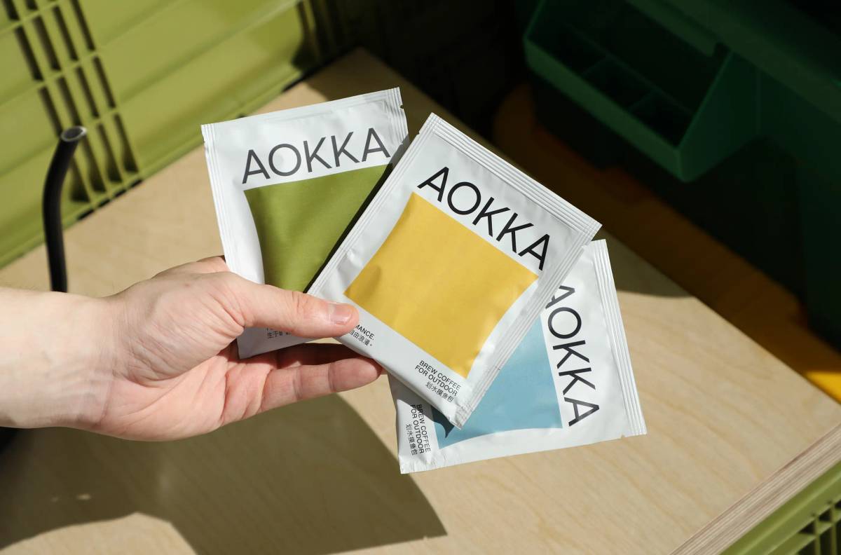 AOKKA: Brew coffee packaging