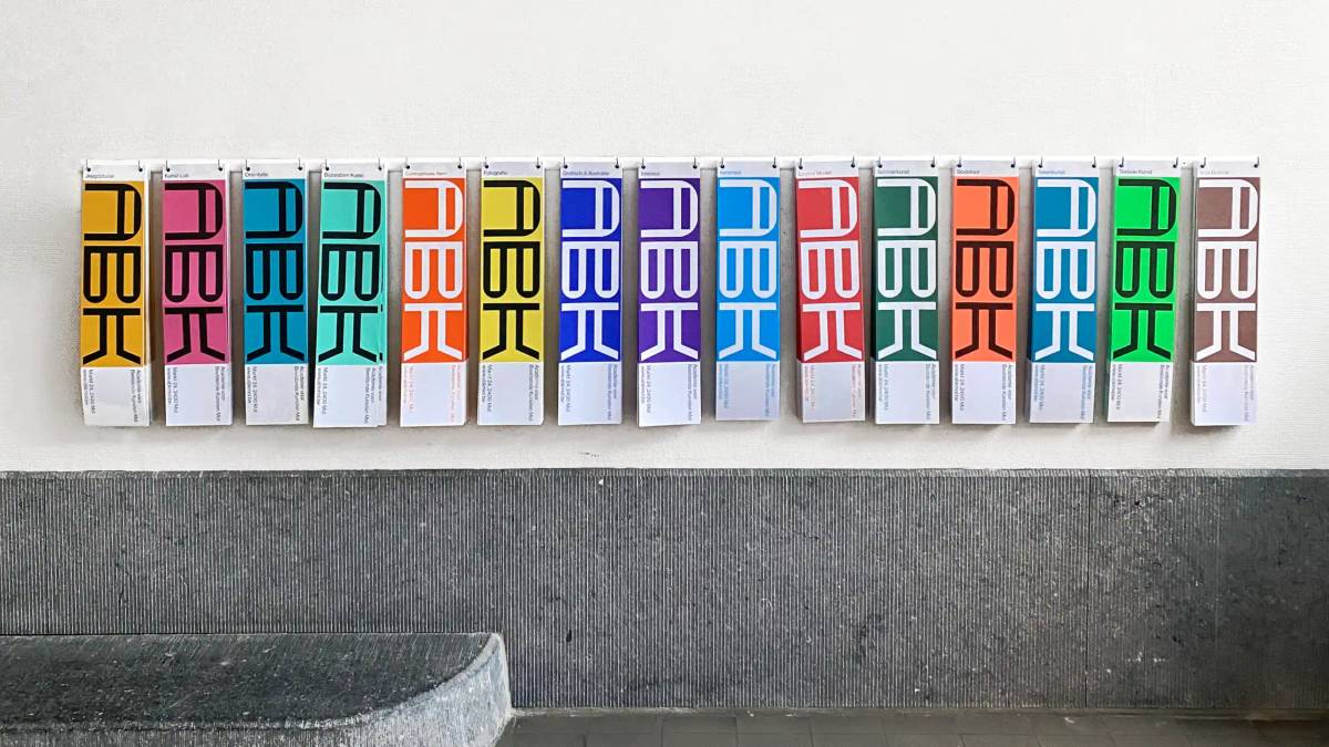 Academie voor Beeldende Kunsten Mol: Foldable leaflets