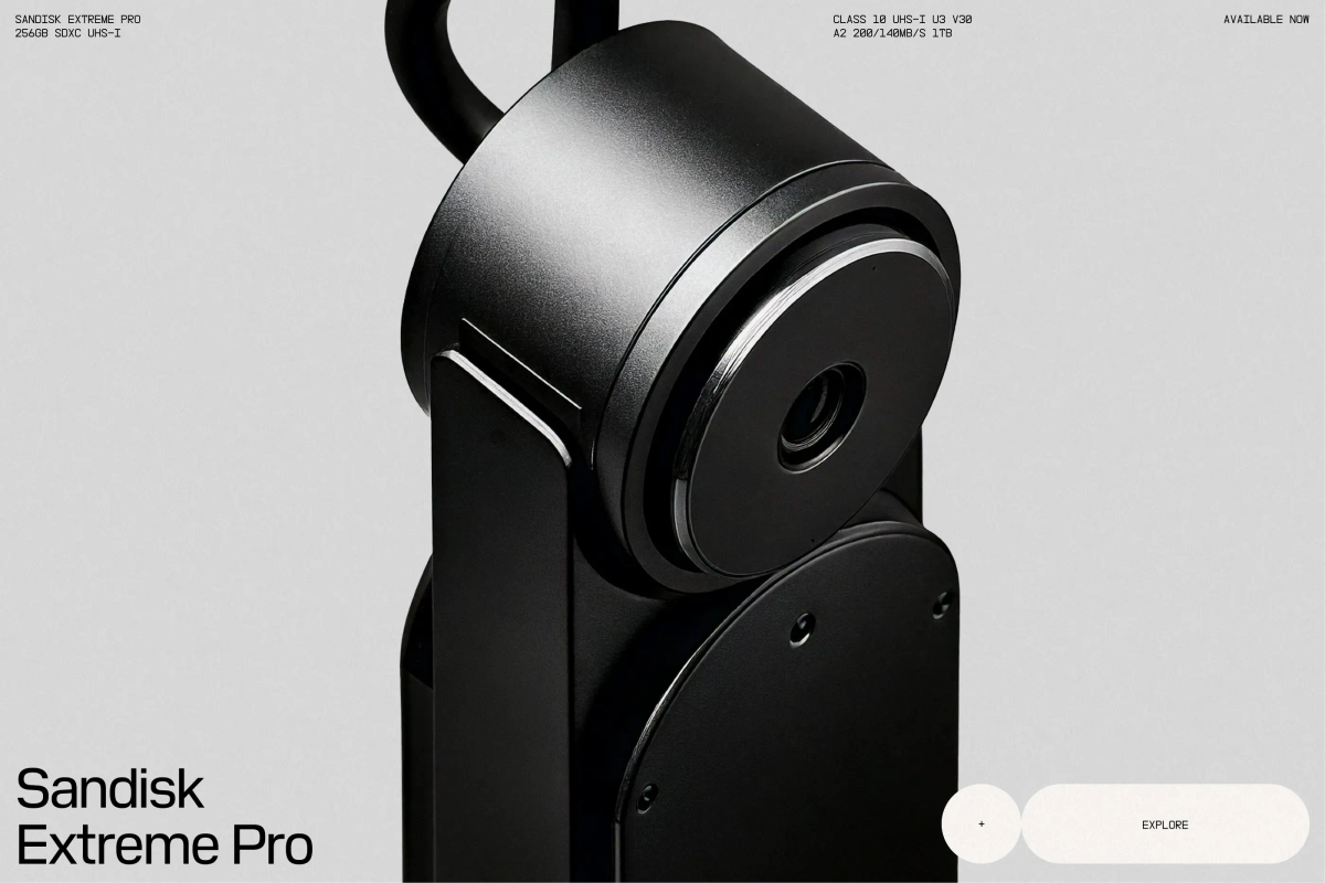 Sandisk: Website