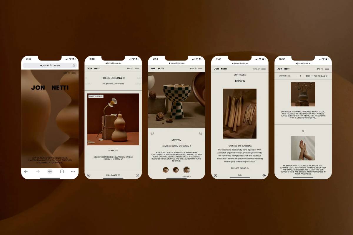 Jon Netti: Website