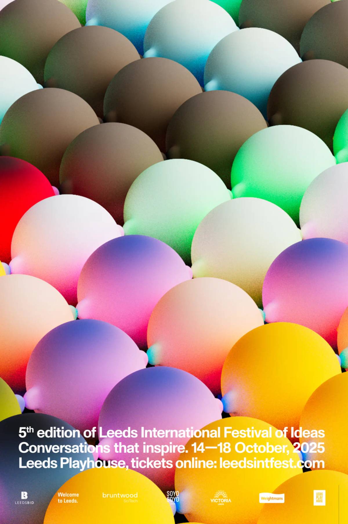 Leeds International Festival of Ideas 25: Teaser poster