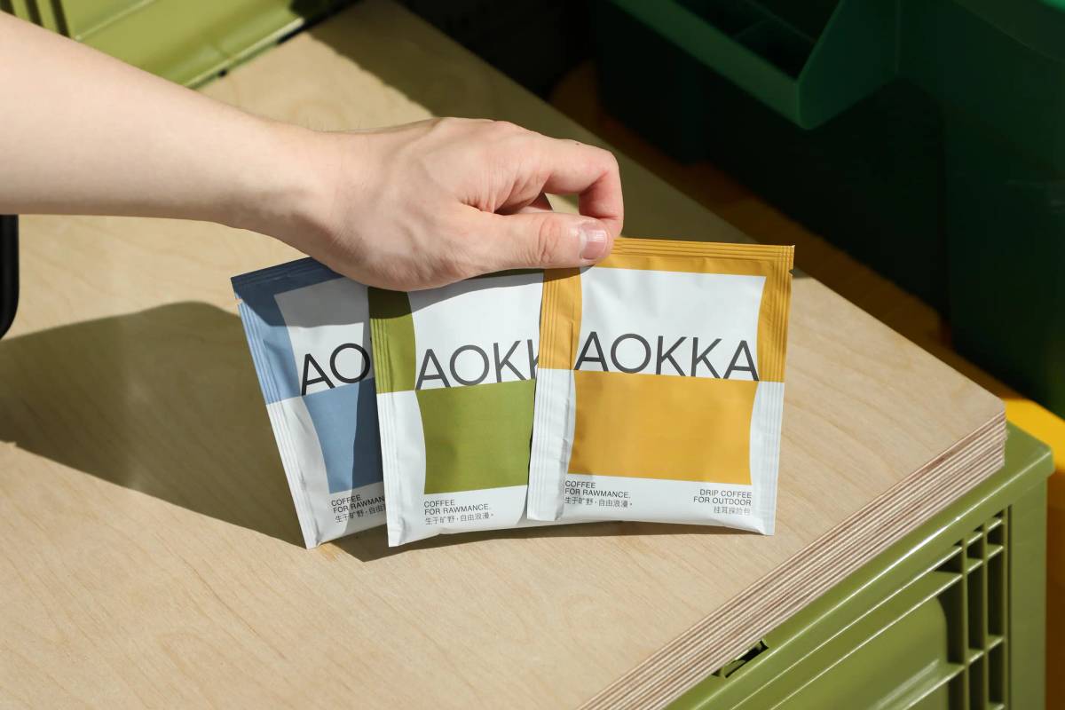AOKKA: Drip coffee packaging