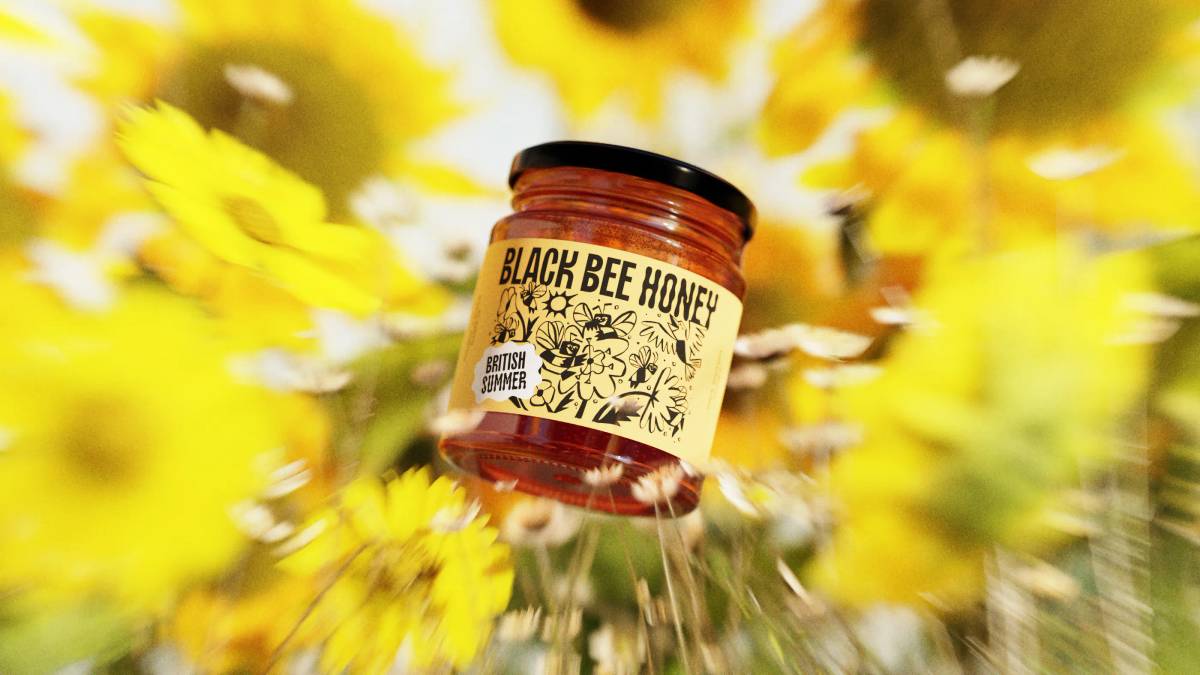 Black Bee Honey: Packaging
