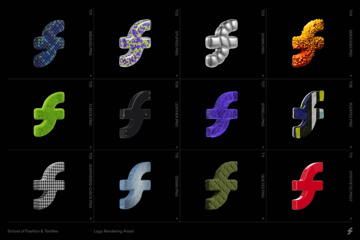 PolyU School of Fashion & Textiles: 3D symbols