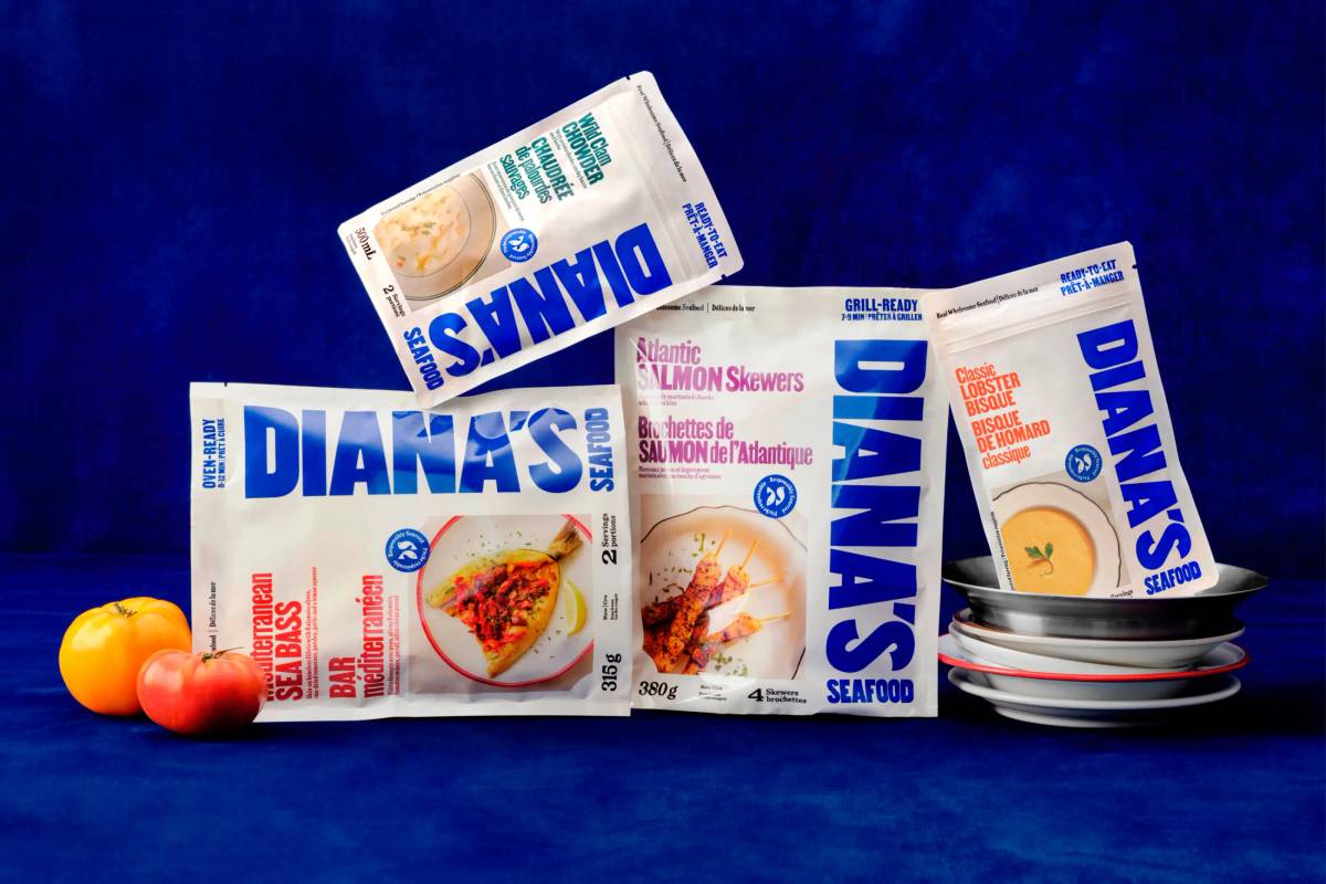 Diana's Seafood: Packaging