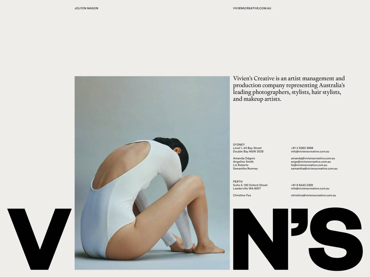 Vivien’s Creative: Website