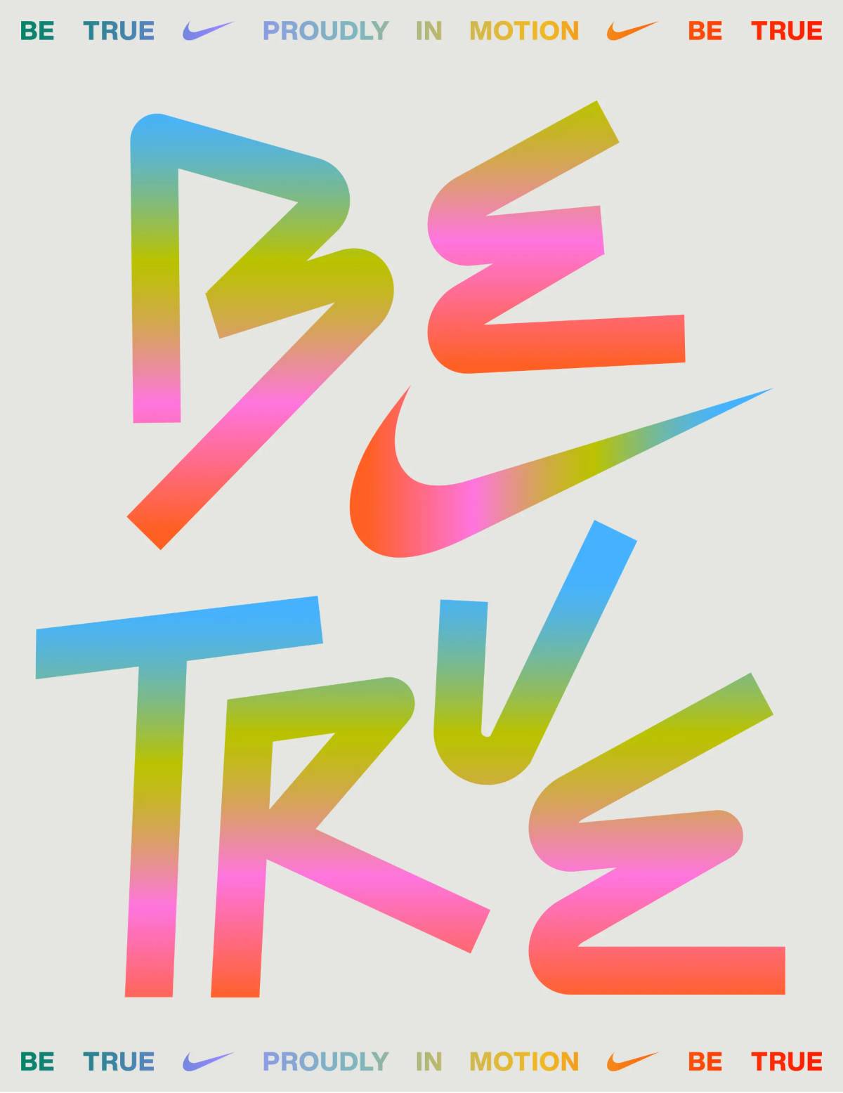 Nike Be True: Poster