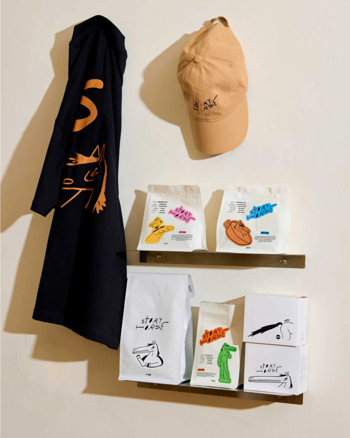 Story Horse: Merch & packaging